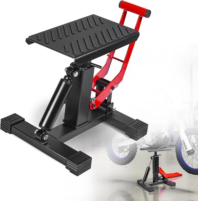 Adjustable Dirt Bike Stand & Powersport Jack 1000LBS Capacity, Heavy Duty by Motoroff