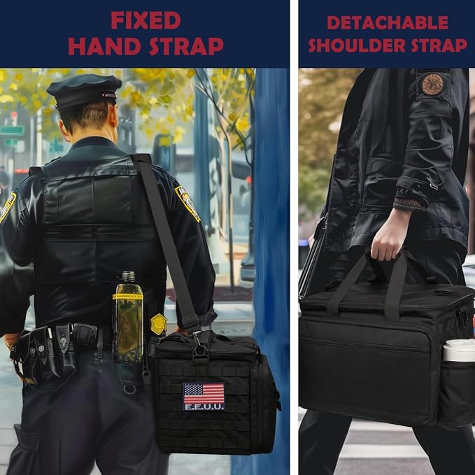 Patrol Bag Law Enforcement, Police Gear Car Front Seat Vehicle Organizer Bags - Image 3
