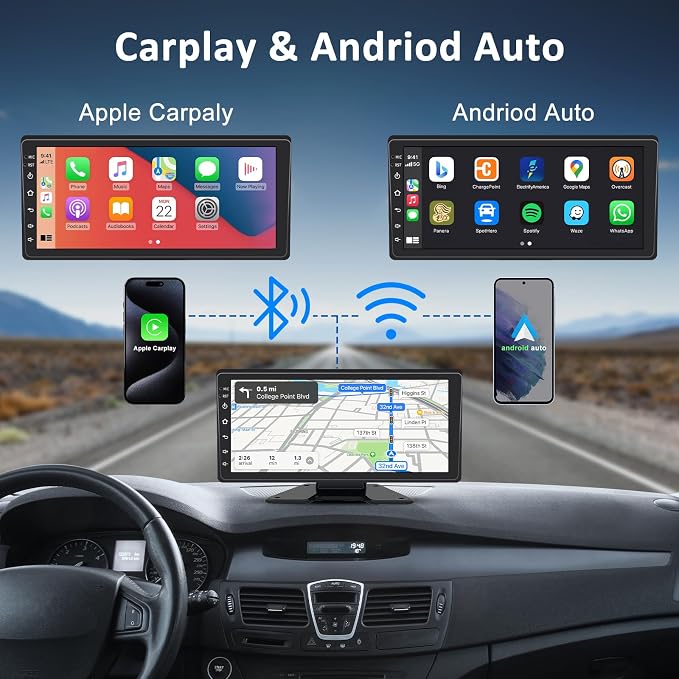 5 Channel Backup Camera System, Carplay & Android Auto, GPS Navigation - Image 4