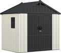 Greesum 8×6 FT Plastic Outdoor Storage Shed by BuynowfromGreesum