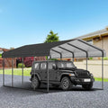 12x20 FT Metal Carport, Heavy Duty Car Port Canopy by ANTSKU