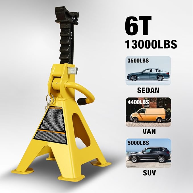 YELLOW JACKET Jack Stands 6 Ton - Image 8