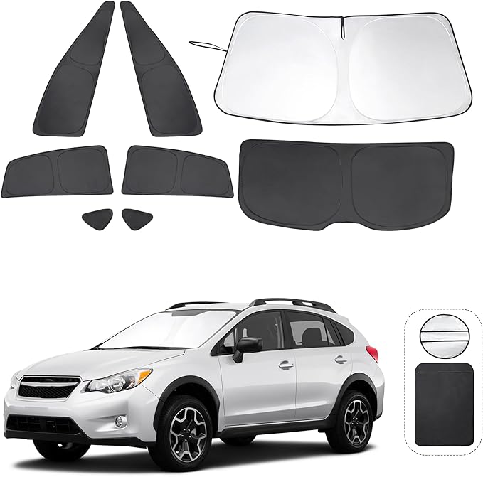 TINGLU Window Shades for Subaru Crosstrek 2013 2014 2015 2016 2017 Accessorie by TINGLU
