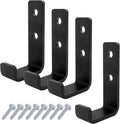 4 Pack 3-1/2" Heavy Duty Steel J Hook, Wall Mount Utility Hook by OTTFF
