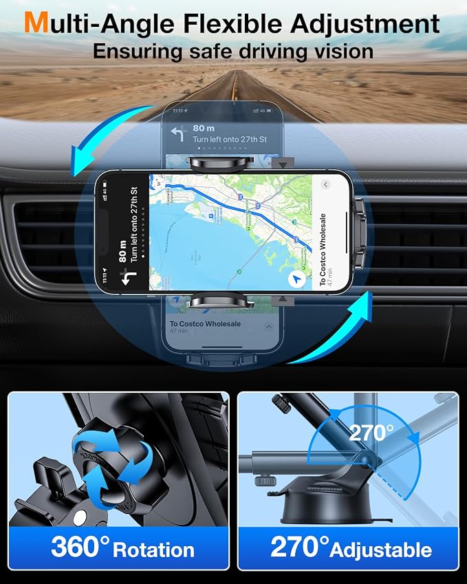 2025 Ultimate Car Phone Holder【80+LBS Strongest Suction & Military-Grade】 - Image 7