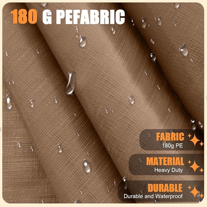 12'x20' Canopy Replacement Cover, Beefull Carport Replacement Canopy - Image 3