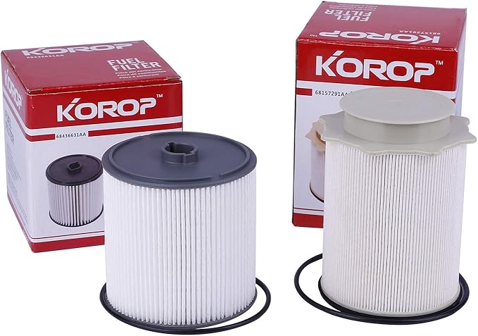 6.7 Cummins Fuel Filter Water Separator Set Fits by KOROP