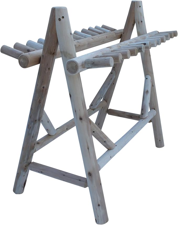 22-Place Freestanding Ski Log Racks, Pole Ski Holders, Garage Racks - Image 3