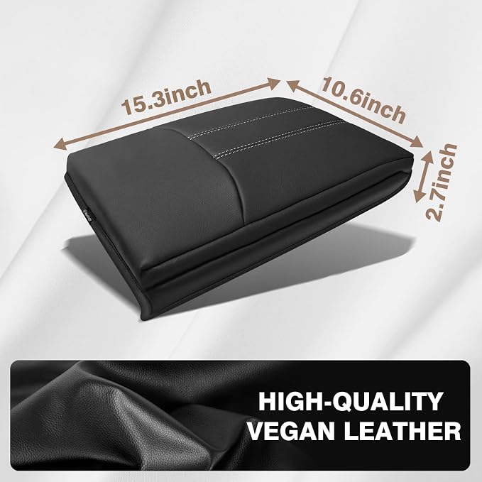 Muslogy Center Console Cover Extra Thick Armrest Pad Compatible - Image 2