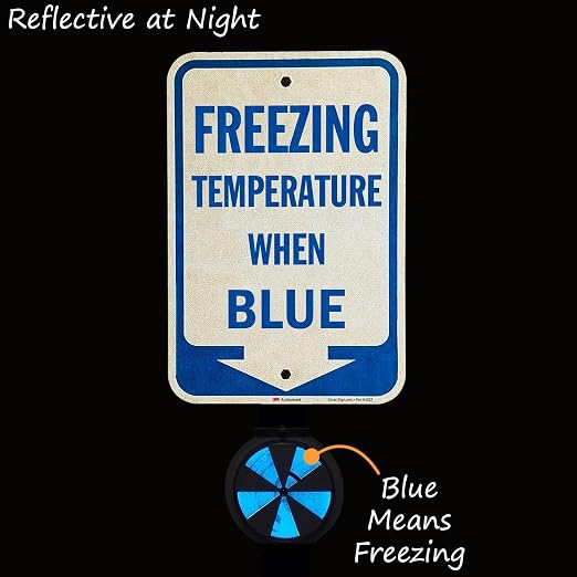 SmartSign Freezing Temperature When Blue Sign - Image 8