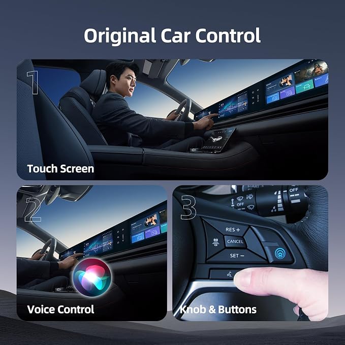 F1 Wireless CarPlay Adapter & Android Auto Adapter – 2-in-1 Car Play Dongle - Image 5