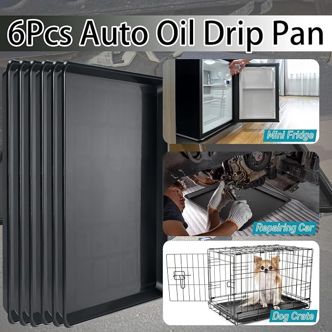 6Pcs Auto Oil Drip Pan Extra Large Oil Drip Pan - Image 7