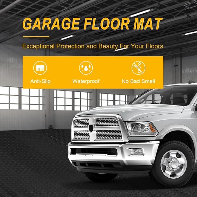 7.5x20 FT Garage Floor Mat, 2.8mm Thickened Flooring Roll - Image 4
