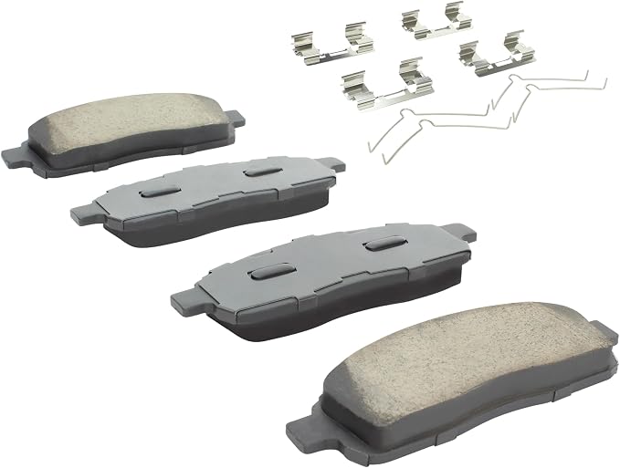 Premium Semi-Metallic Front Brake Pads Compatible - Image 2