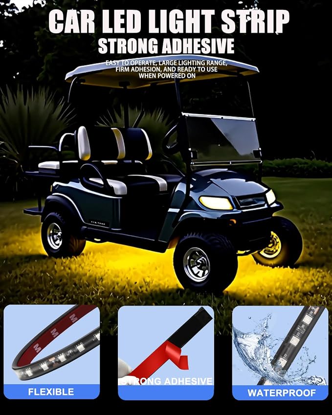 Keiurot 12V Led Light Strip 32CM Waterproof Led Light Strips - Image 3