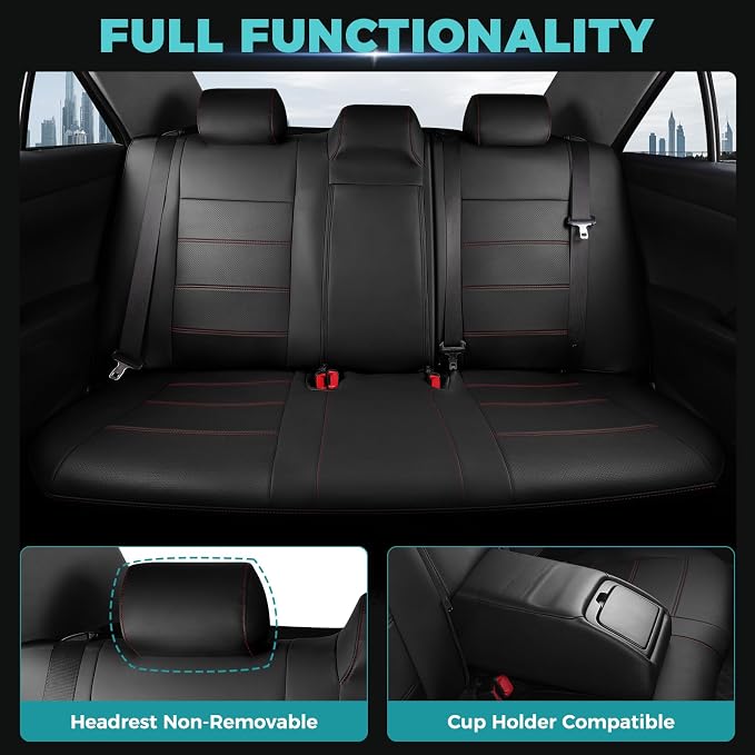for Toyota Camry Seat Covers L LE XLE 2012 2013 2014 2015 2016 2017 - Image 5