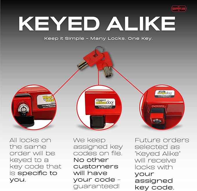 Equipment Lock Heavy Duty Wheel Lock - Image 6