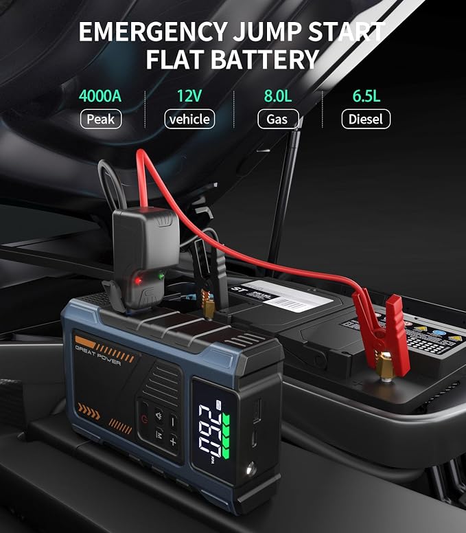 Car Battery Charger Jump Starter - Image 2