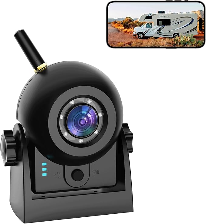 720P WiFi Backup Camera-Wireless Magnetic Reversing Camera by MHCABSR