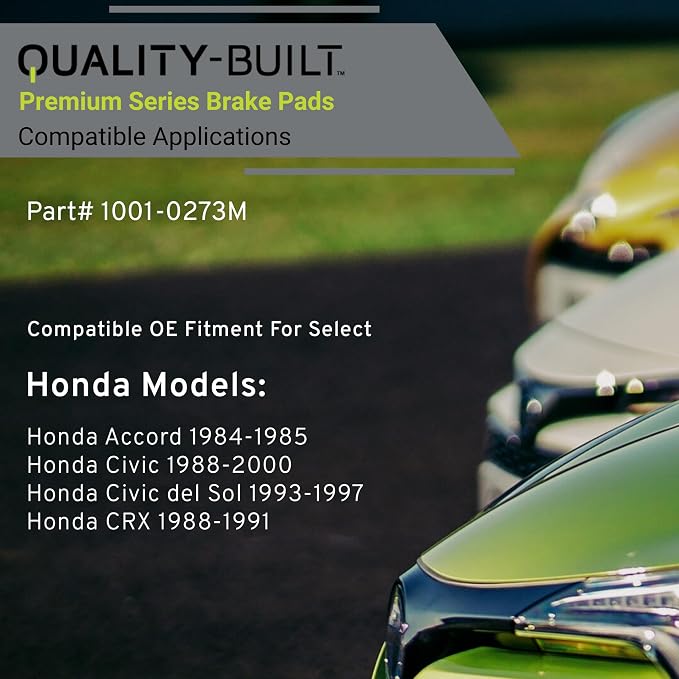 Premium Semi-Metallic Front Brake Pads Compatible - Image 3