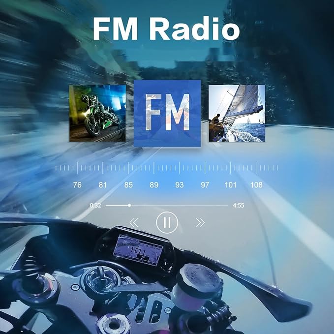 Fodsports FX6S Motorcycle Helmet Bluetooth, 1000m Motorbike Intercom Bluetooth - Image 9