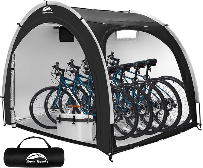Happy Travel Bike Storage Shed Tent, Outdoor Portable Bicycle Storage Sheds by HappyTravel