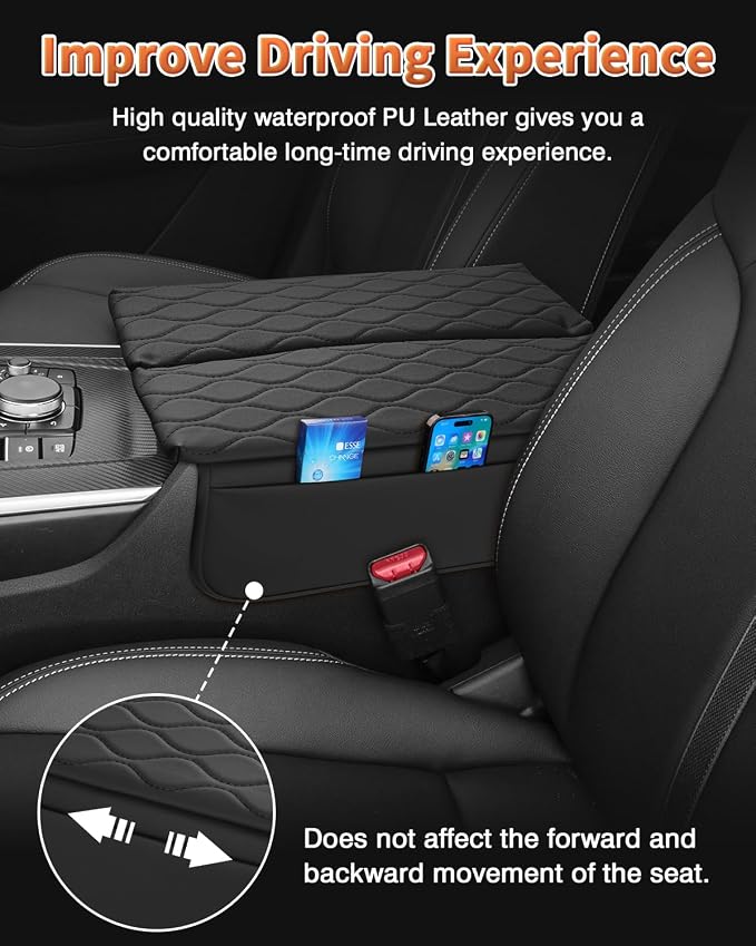 Shademax Custom for 2026 2025 2024 Mazda CX90 Center Console Cover Armrest - Image 4