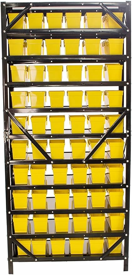Erie Tools TLPB60 60 Parts Bin Shelving Organize - Image 3