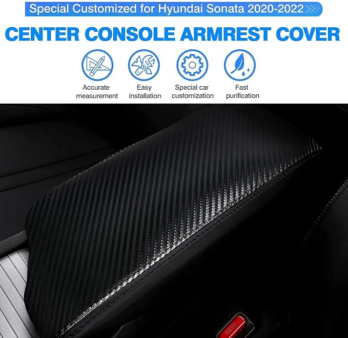 Autorder Center Console Cover for Hyundai Sonata 2020 2021 2022 2023 - Image 2