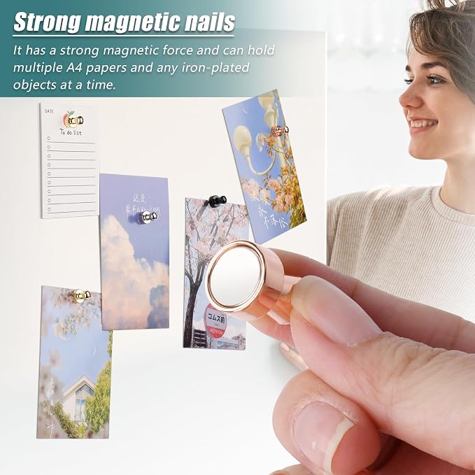 50 Pack Fridge Magnets, 4 Color Small Strong Rare Earth Magnets - Image 7