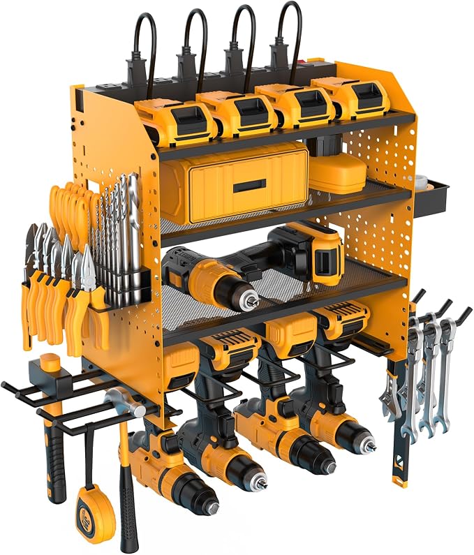 Heavy Duty Power Tool Organizer Wall Mount by FURTIME