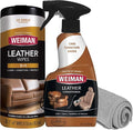Weiman Leather Cleaner & Conditioner Care Kit | Restores Leather Surfaces | by Weiman