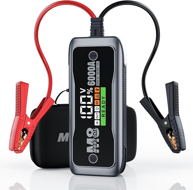 MOSTOOL M8 6000A Flagship Car Jump Starter, 12V Professional Battery Pack by MOSTOOLJumperStarter
