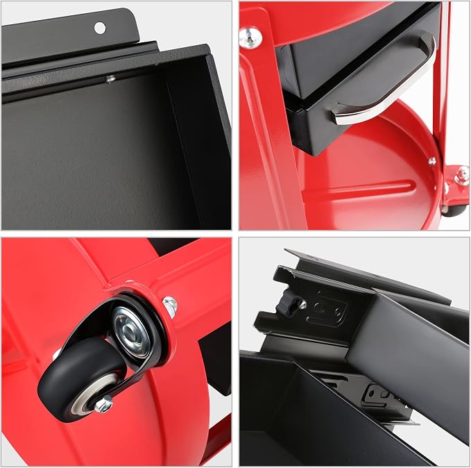 DNA Motoring TOOLS-00197 Round Mechanics Roller Seat Creeper Stool - Image 5