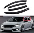 Rain Guards Side Window Visor Vent Outside Mount by Quxunzzzmakeup