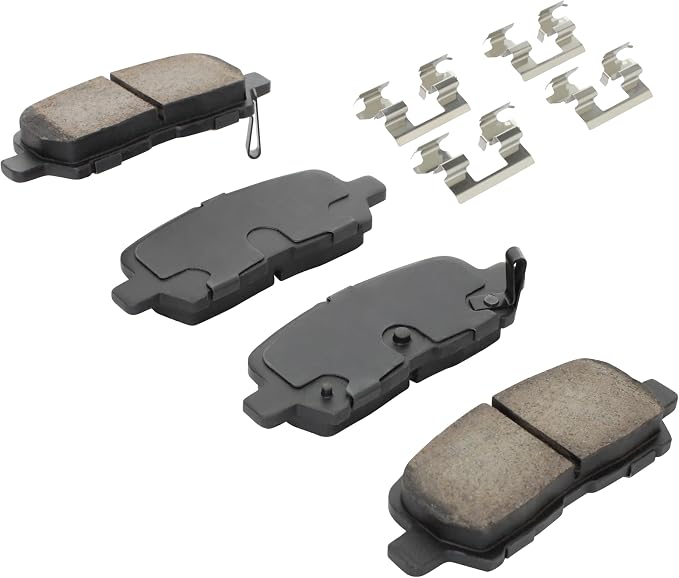 Premium Ceramic Rear Brake Pads Compatible - Image 2