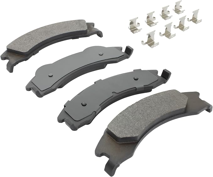 Premium Semi-Metallic Rear Brake Pads Compatible - Image 2