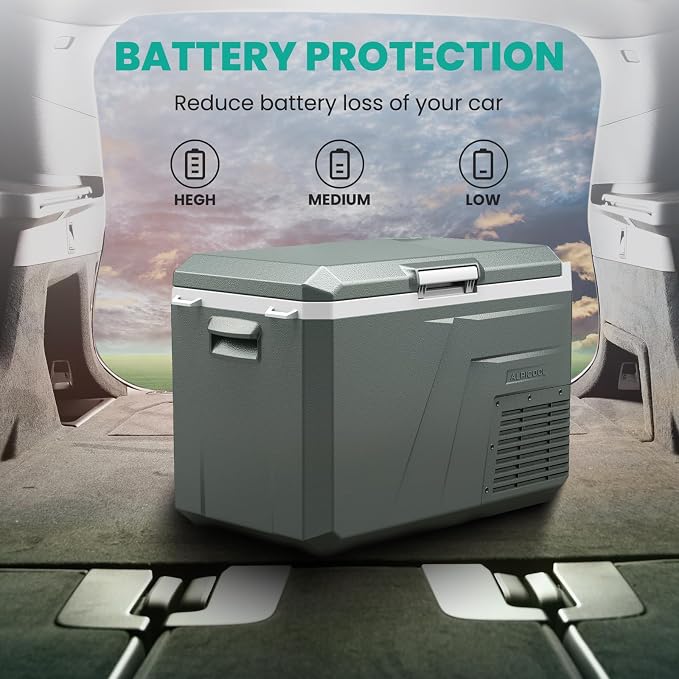 Alpicool 12V Refrigerator Freezer, Portable Refrigerator - Image 5