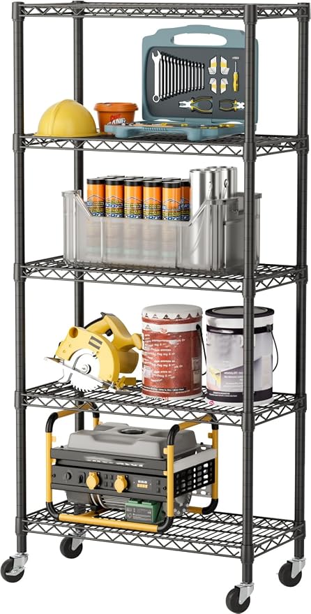 SINGAYE Garage Heavy Duty Shelving Unit Kitchen Pantry Close Home Organizers by SINGAYE