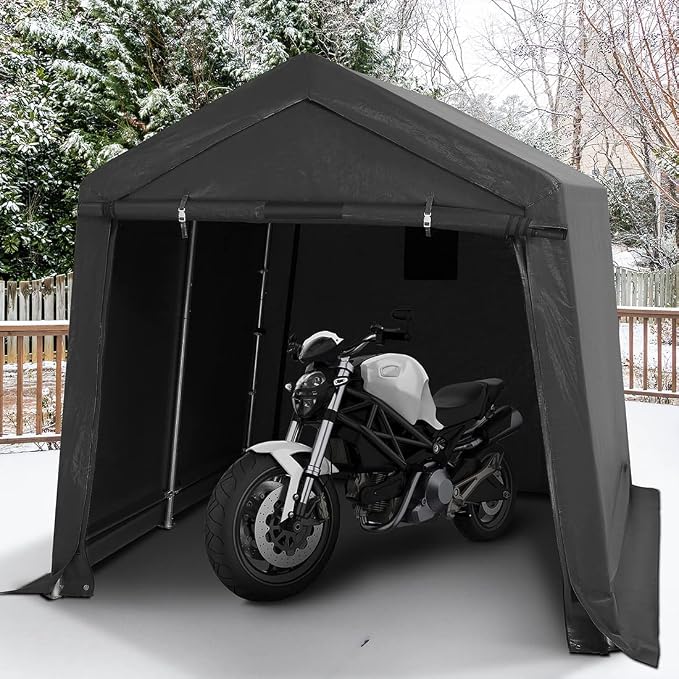 ADVANCE OUTDOOR 8x8 ft Storage Tent - Image 8