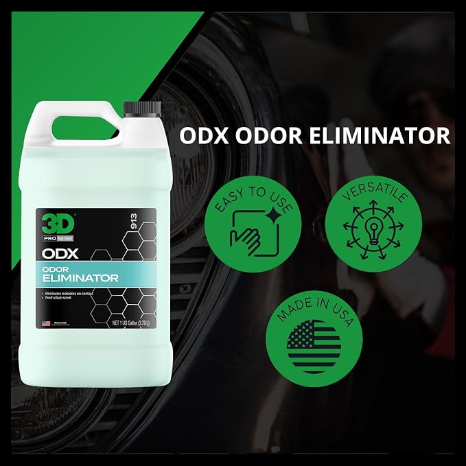 3D ODX - Automotive Odor Eliminator - Deodorizes Pet, & Other Linger Odors - - Image 5