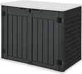 GOOBED Horizontal Shed with Padlock Latch, Outdoor Storage Shed by GOOBED