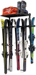 StoreYourBoard Lone Peak Ski Storage Rack and Wall Shelf, Holds 5 Pairs of Skis by StoreYourBoard