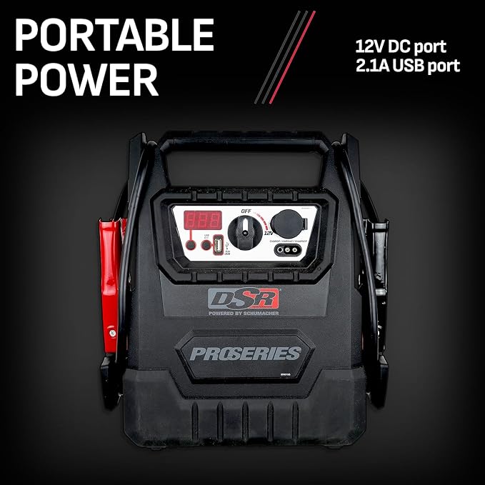 Schumacher Electric DSR ProSeries Car Battery Jump Starter, Maintainer & - Image 2