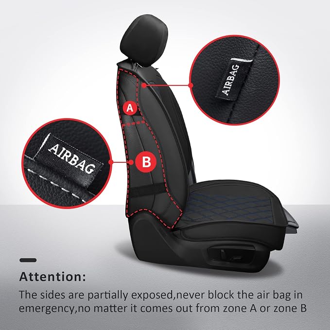 MIROZO Seat Covers for Ram, Waterproof Truck Seat Covers Compatible - Image 2