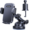 3-in-1 Car Phone Holder, Cell Phone Car Mount Fit by Rorhxia