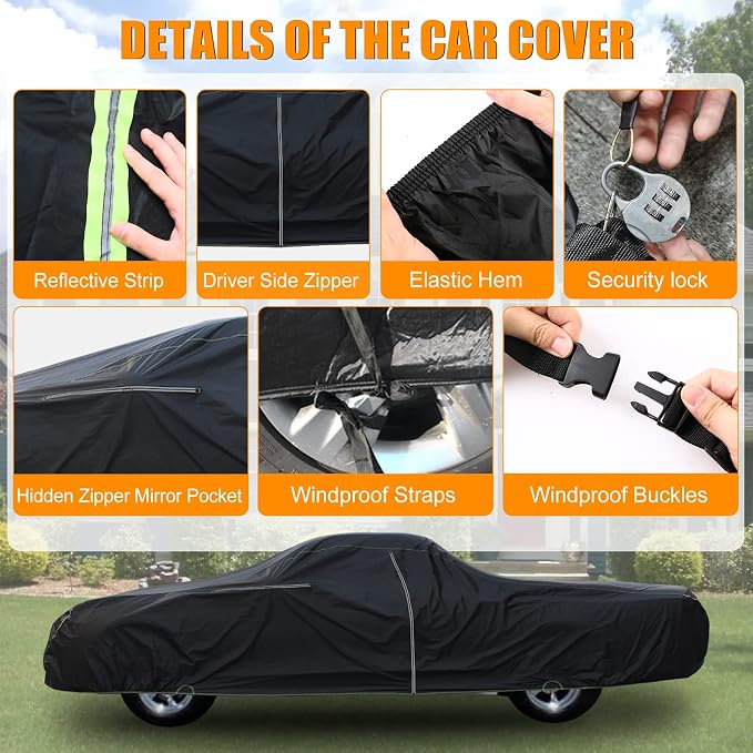 Waterproof Car Cover Compatible - Image 6