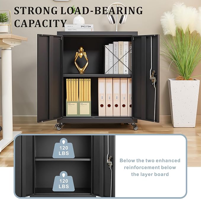 LUCYPAL Metal Storage Cabinet - Image 3