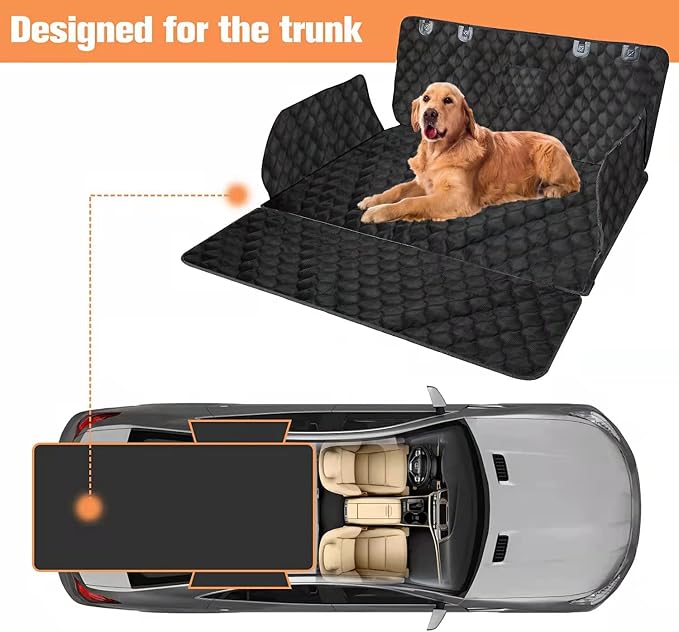 PETICON SUV Cargo Liner for Dogs, Waterproof Pet Cargo Cover Dog Seat Mat for - Image 2
