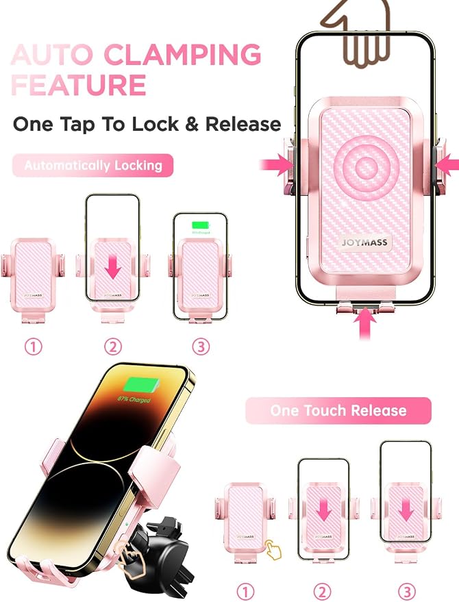 Wireless Car Charger, Phone Holders - Image 4